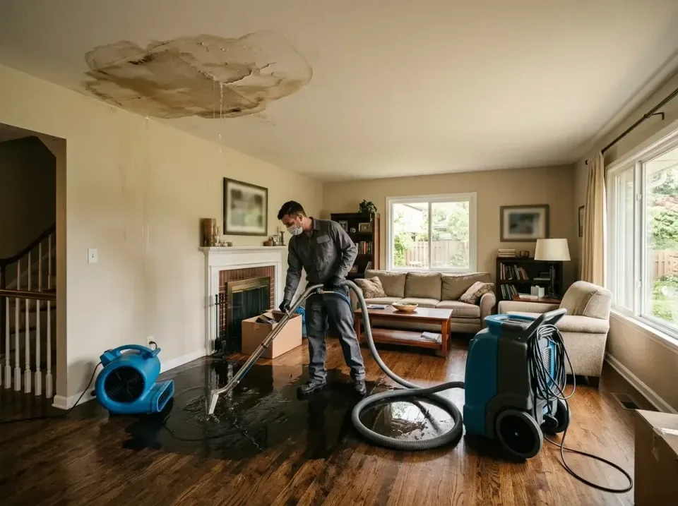 attic-pipe-burst-ceiling-drip-008 — frequently asked questions, Water Damage Restoration & Carpet Care in Baytown, TX